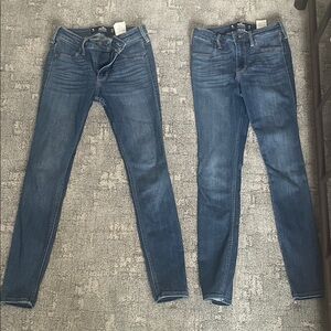 2 pair Hollister jeans